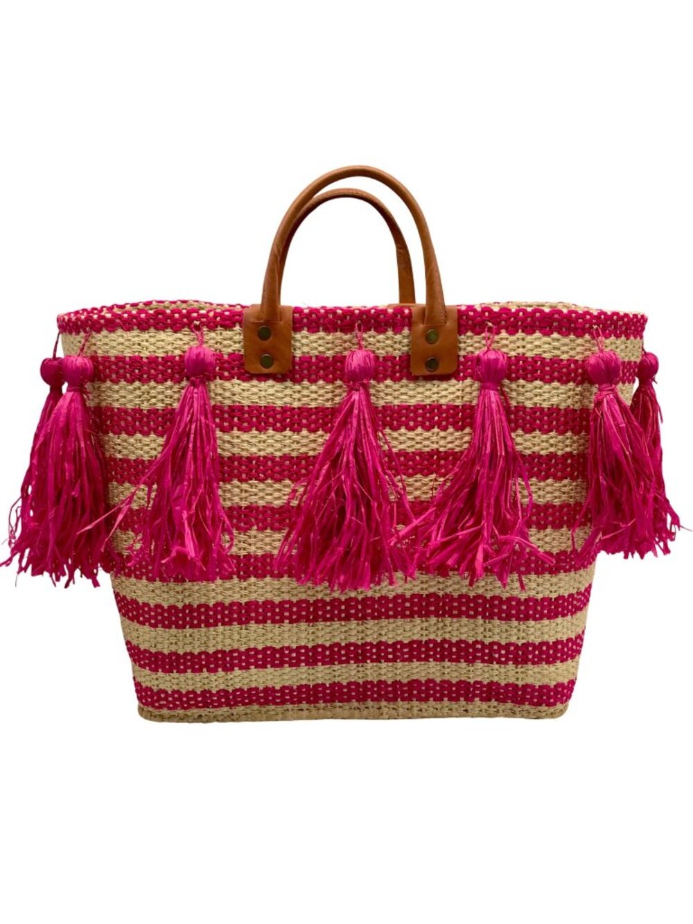 Mar Y Sol Handwoven Raffia Bag